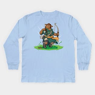 Nylla Clovenstrider: BOWvine Free Ranger Kids Long Sleeve T-Shirt